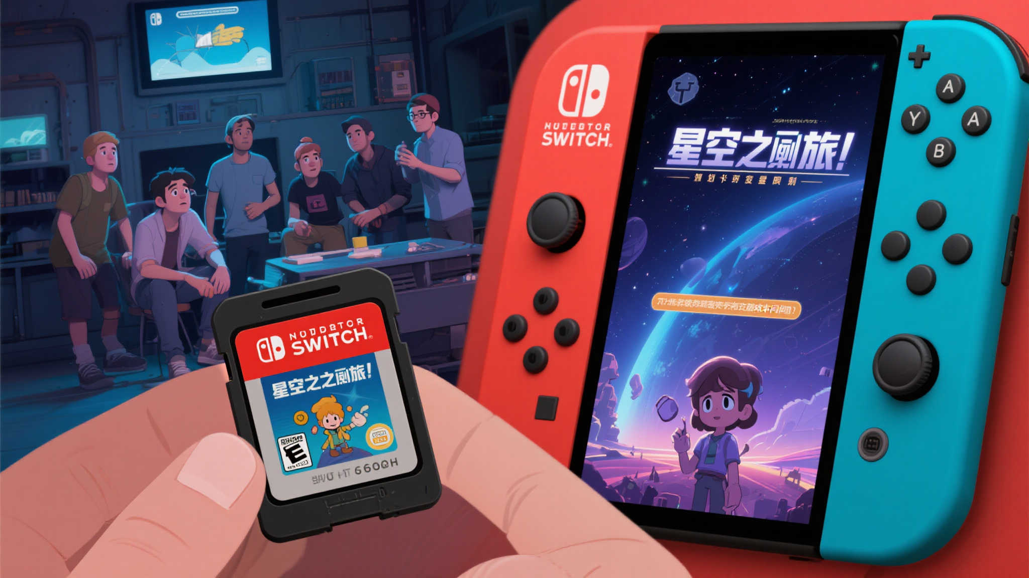 NS2卡带容量仅限64G!小工作室成本压力山大 以某独立游戏团队为例,其代表作《星空之旅