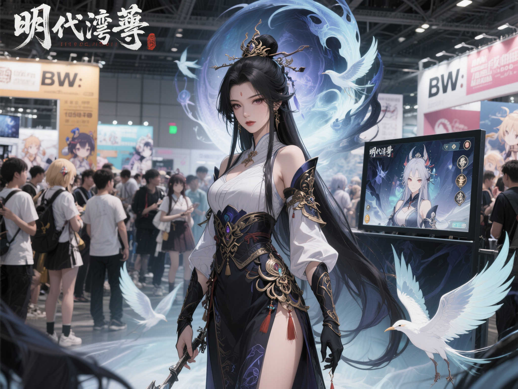 《明末渊虚之羽》BW现场直击:无常女主Coser帅气亮相! 《明末渊虚之羽》BW现场直击:无常女主Coser帅气亮相!