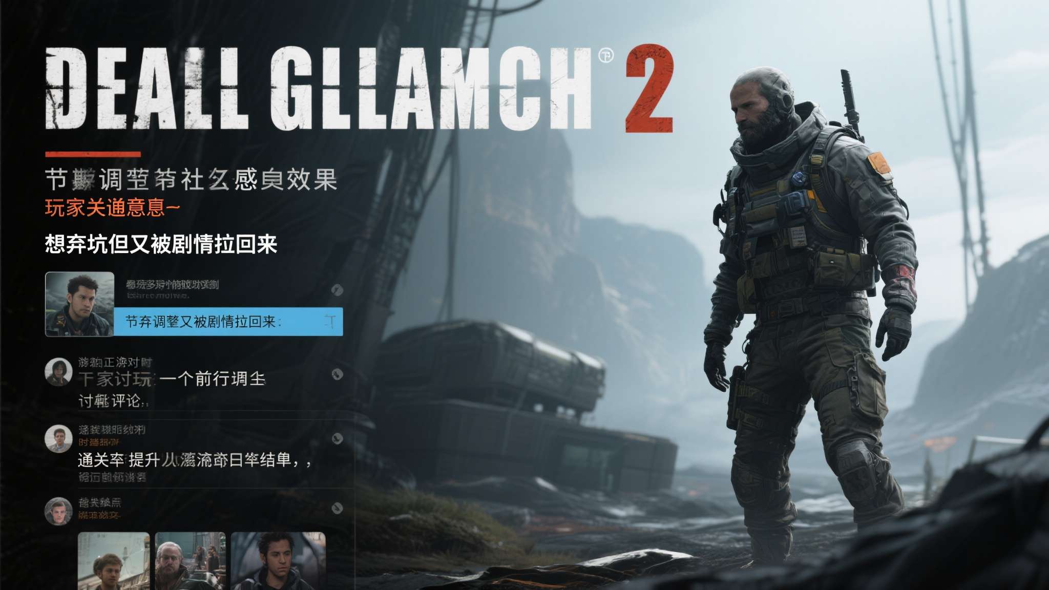 基于前作反馈!《死亡搁浅2》改变节奏玩法促玩家通关研究 从目前的社区反馈来看,《死亡搁浅2》的玩家通关意愿明显高于前作。多个游戏论坛的讨